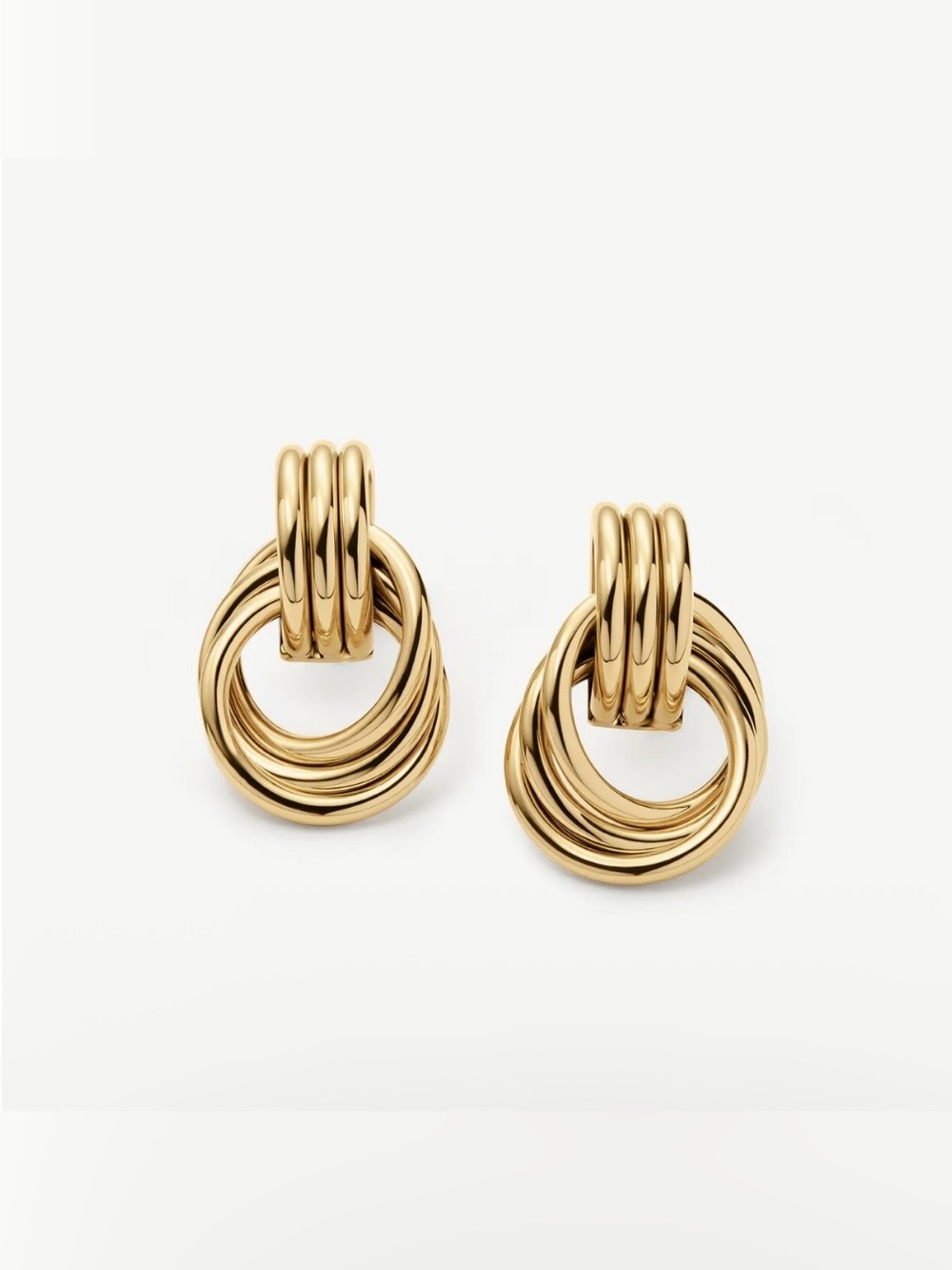 NEW! D.LOUISE Knot Statement Stud Earrings